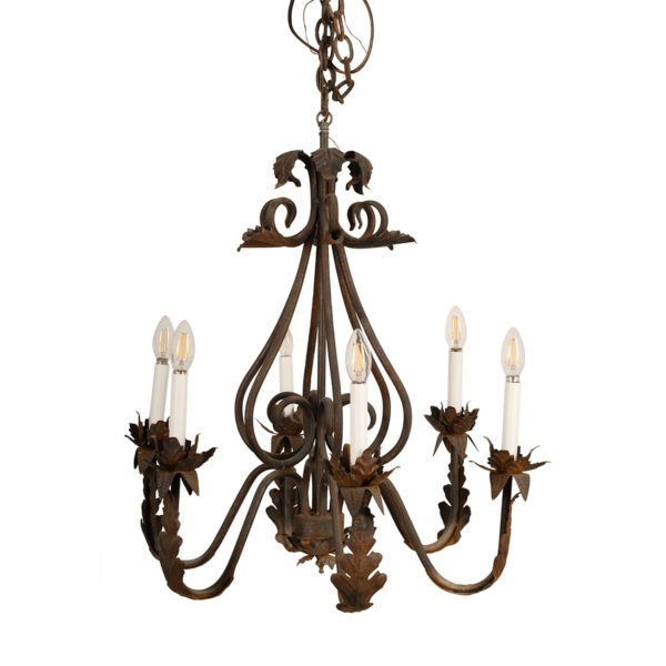 iron chandelier