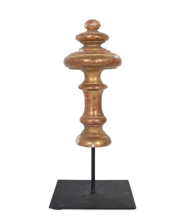 antique finial on stand