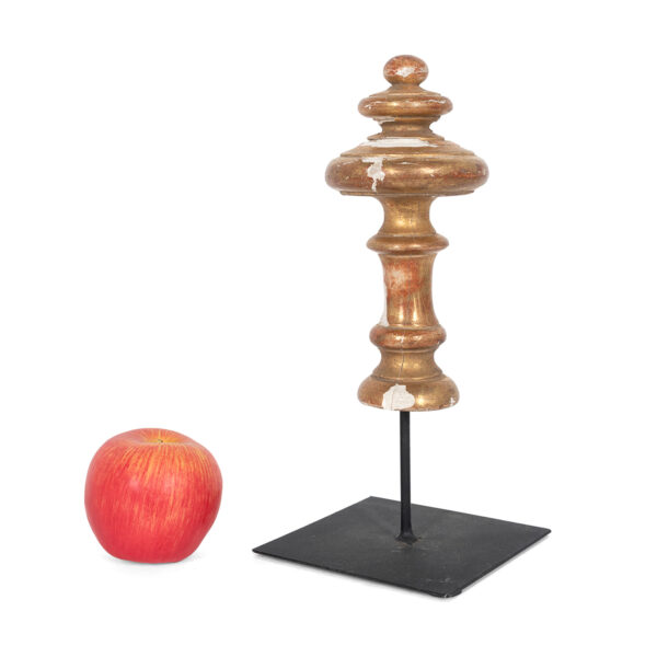 antique finial on stand