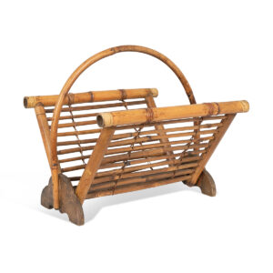 bamboo magazine rack