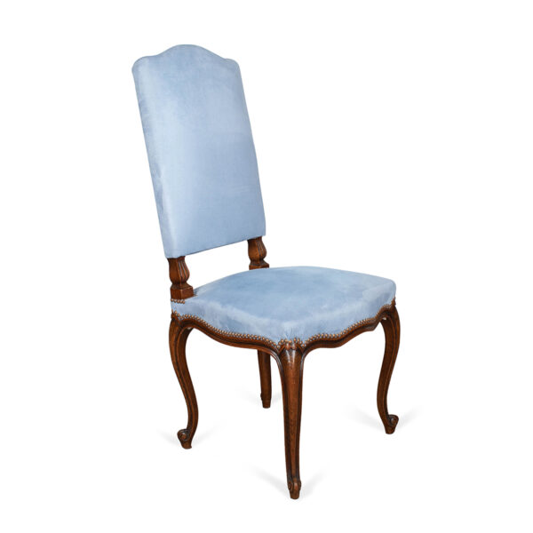 Set of 6 French Louis XV Style Mahogany Dining Chairs - Image 3