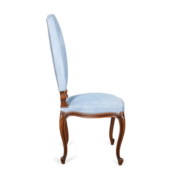 Set of 6 French Louis XV Style Mahogany Dining Chairs - Image 7