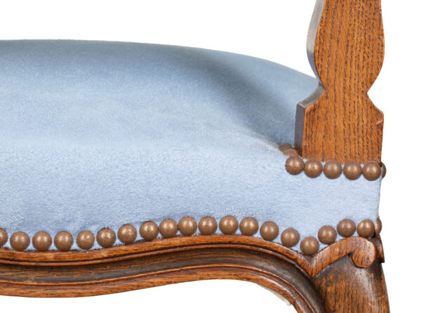 Set of 6 French Louis XV Style Mahogany Dining Chairs - Image 8
