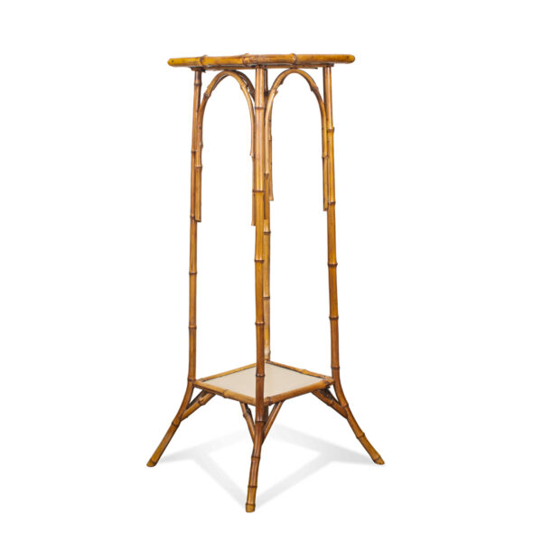 bamboo plant stand