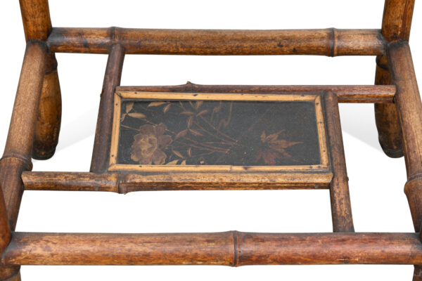 Bamboo Table w/ Drawer and Shelf - Image 8
