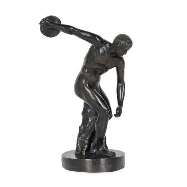 Grand Tour Bronze Statue of the Discus Thrower