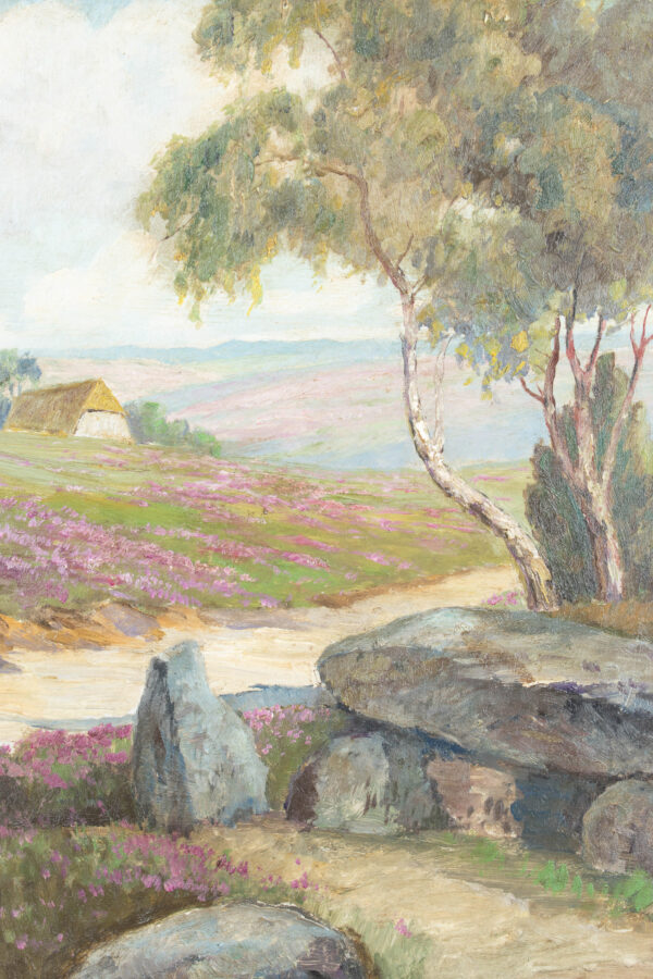 Oil on Board, signed G. Fohrer, "View from the Willows"