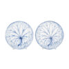 blue and white plates