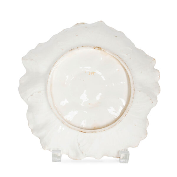 Cabbage Leaf Plate, circa 1840 - Image 6