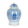 blue and white ginger jar