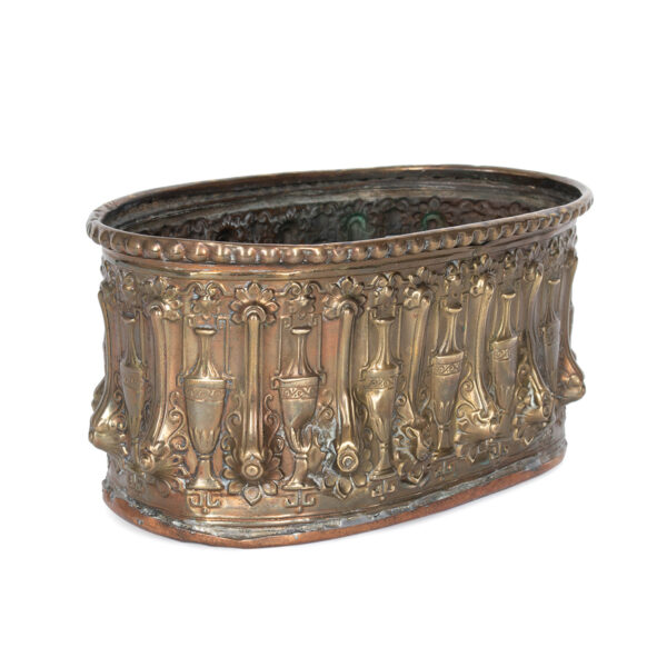 19th Century French Brass Jardiniere