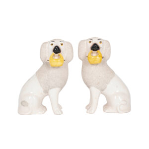 pair of Staffordshire dogs
