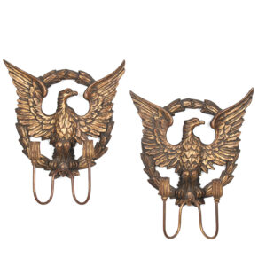 pair of eagle sconces