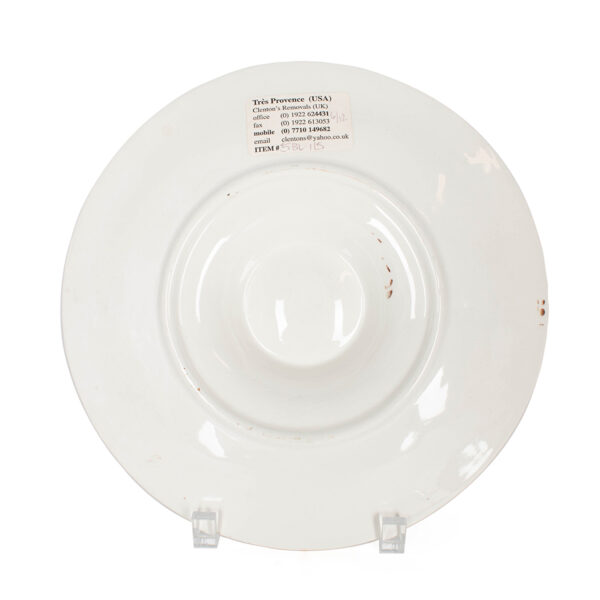 Pair of French Majolica Longchamp Oyster Plates, circa 1930 - Image 7