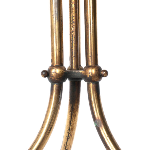 Mid-century Wood and Brass Magazine Stand - Image 8