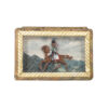 Diorama Style Cavalry Soldier on Marbleized Hinged Box