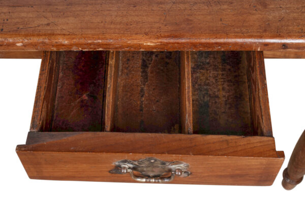 Antique French Walnut Table- Circa 1800 - Image 6