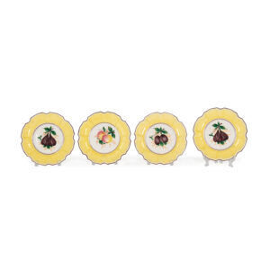 Set of 4 Italian Ceramic Plates