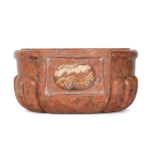 18th Century Italian Red Verona Marble Holy Water Basin
