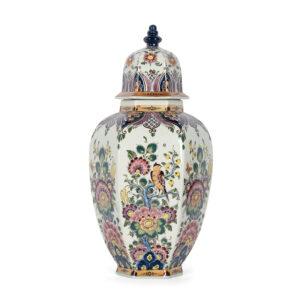 polychrome delft ginger jar