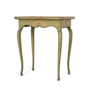 Italian Hand Painted Patina Side Table