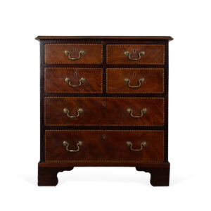 Small Mahogany Chest of Drawers with Inlay