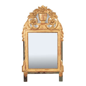 French Giltwood Wedding Mirror for sale