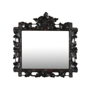 Hand Carved Black Forest Mirror for sale