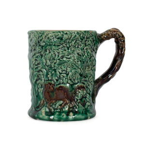 Signed Rare Majolica Tankard