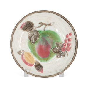 Majolica Plate with Fruit