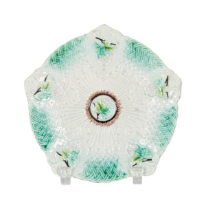 Floral Majolica Plate