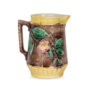Floral Majolica Pitcher