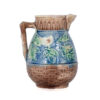 Floral Majolica Pitcher