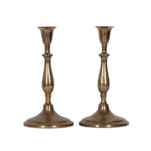Pair of Brass Candlesticks for sale