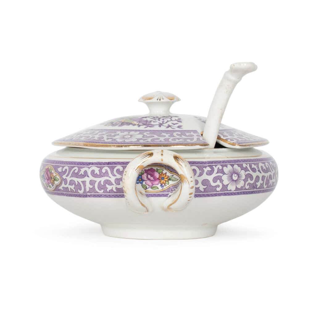 English Sauce Tureen with Ladle | Peachtree Battle Antiques & Interiors