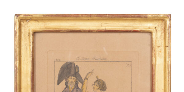 Pair of French Theater Costume Plates - Image 11