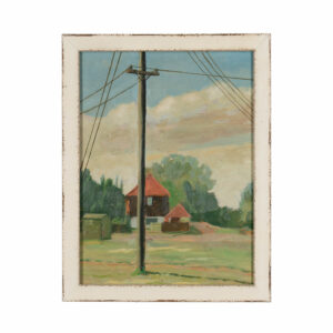 English Oil on Board - Walberswick 1973 for sale