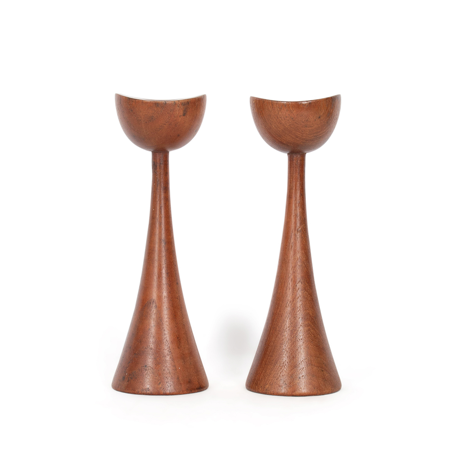 Pair of Signed Denmark Candlesticks