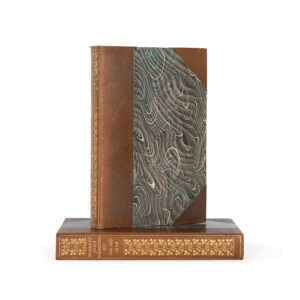 Pair of Leather Bound Books with Gilding, dated 1904