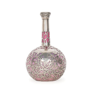 Sterling Overlay Perfume Bottle