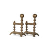 Pair of Brass Fire Dogs