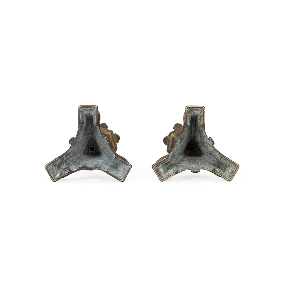 Pair of Brass Candlesticks - Image 12