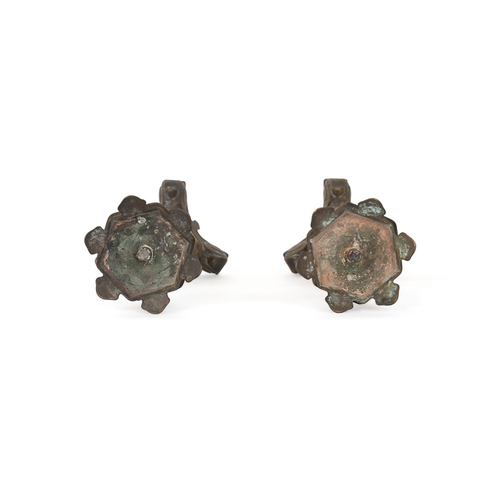 Pair of Brass Candlesticks - Image 11