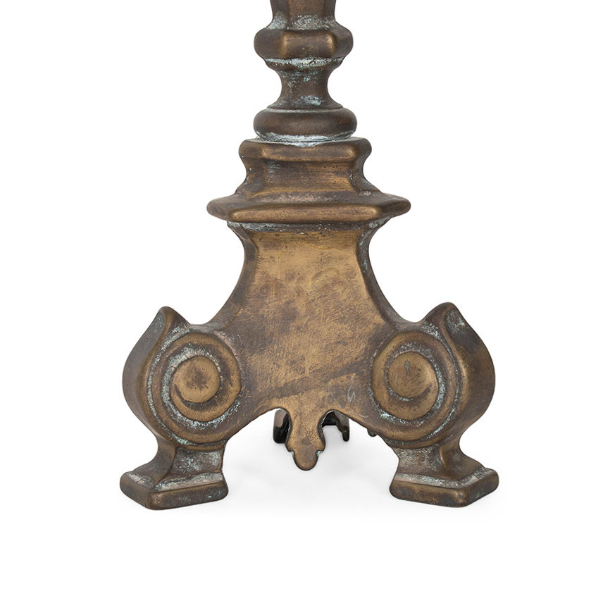 Pair of Brass Candlesticks - Image 9