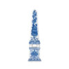 Blue and White Porcelain Obelisk
