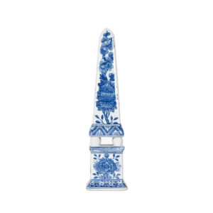 Blue and White Porcelain Obelisk