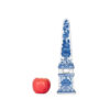 Blue and White Porcelain Obelisk - Image 2