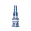 Blue and White Porcelain Obelisk