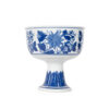 Blue and White Footed Pedestal Bowl