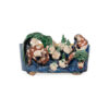 Chinese Shekwan Ceramic Mudmen Planter/Cache Pot with Tripod Feet